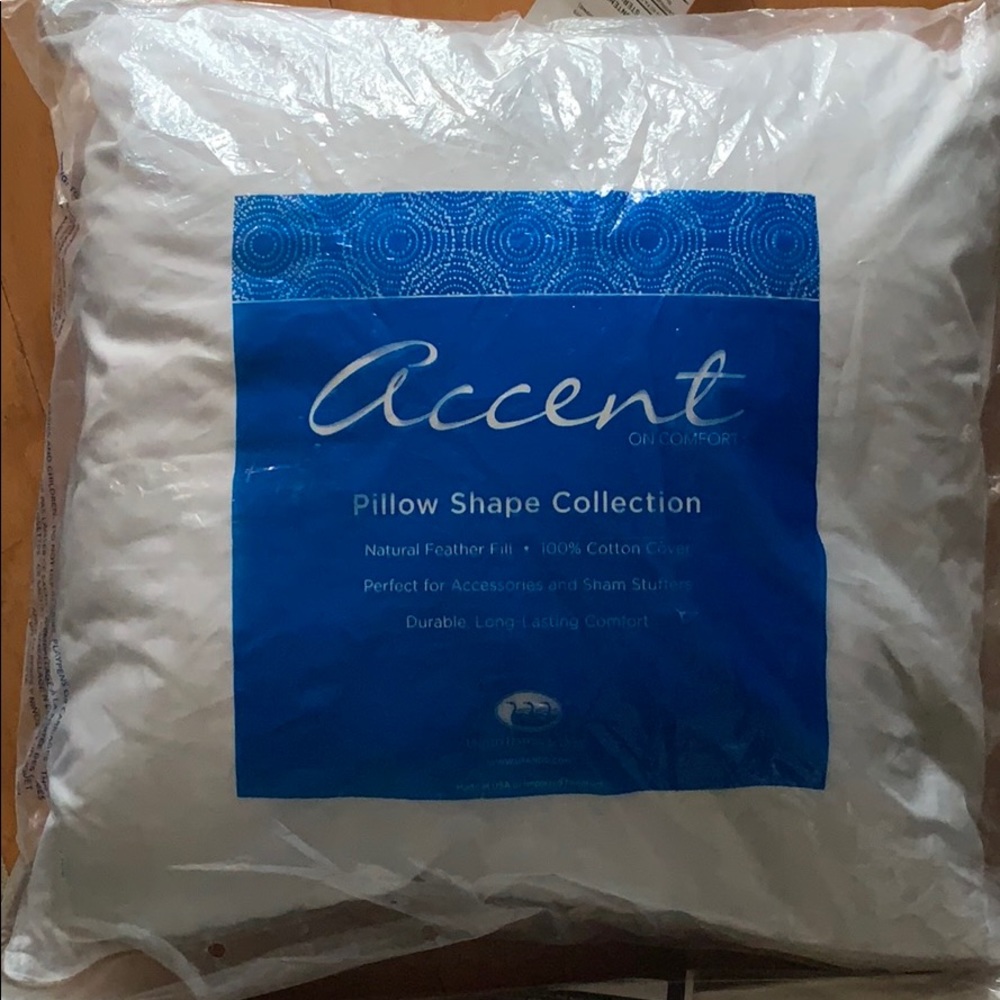 Down pillow insert